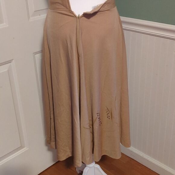 Vintage St. Simon Tan Skirt 27 Waist Small - Picture 4 of 9